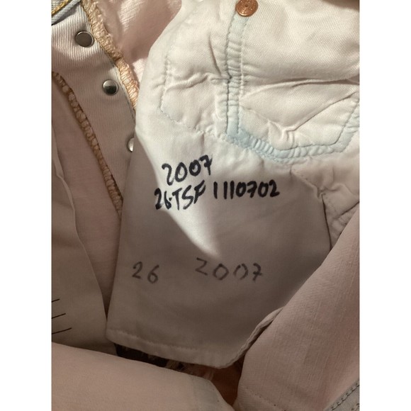 REDONE X Levi’s The Short Light Pink Size 26 - Picture 8 of 10